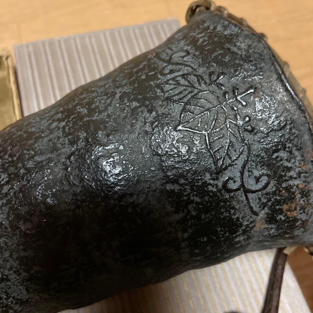 高島屋　南部鉄器花瓶と猿フック2個セット
