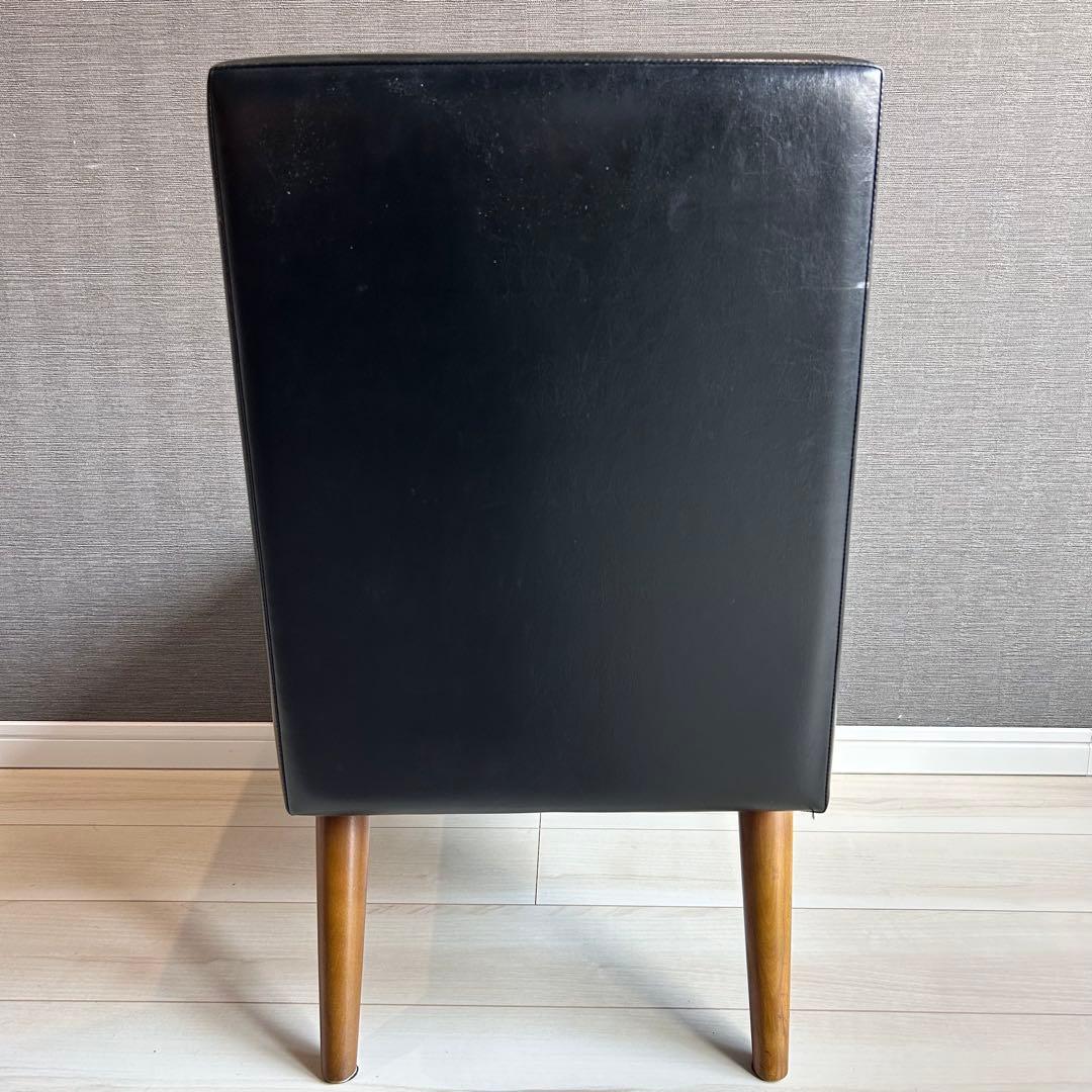 カリモク60 カフェチェア スタンダードブラック Kチェア 1シーター 木製脚