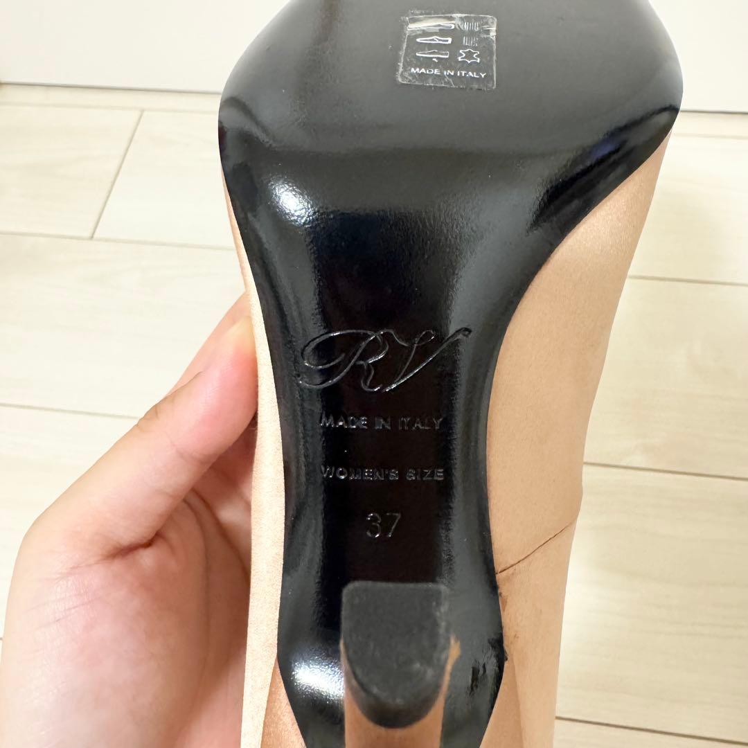 未使用級☆ Roger Vivier ロジェヴィヴィエ 37 袋付き パンプス