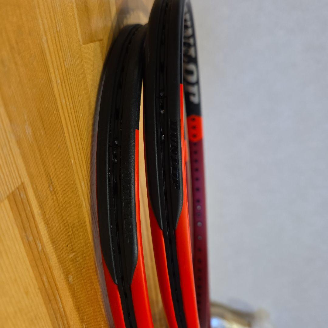 美品　保証書付き　DUNLOP CX200 ラケット 2本セット