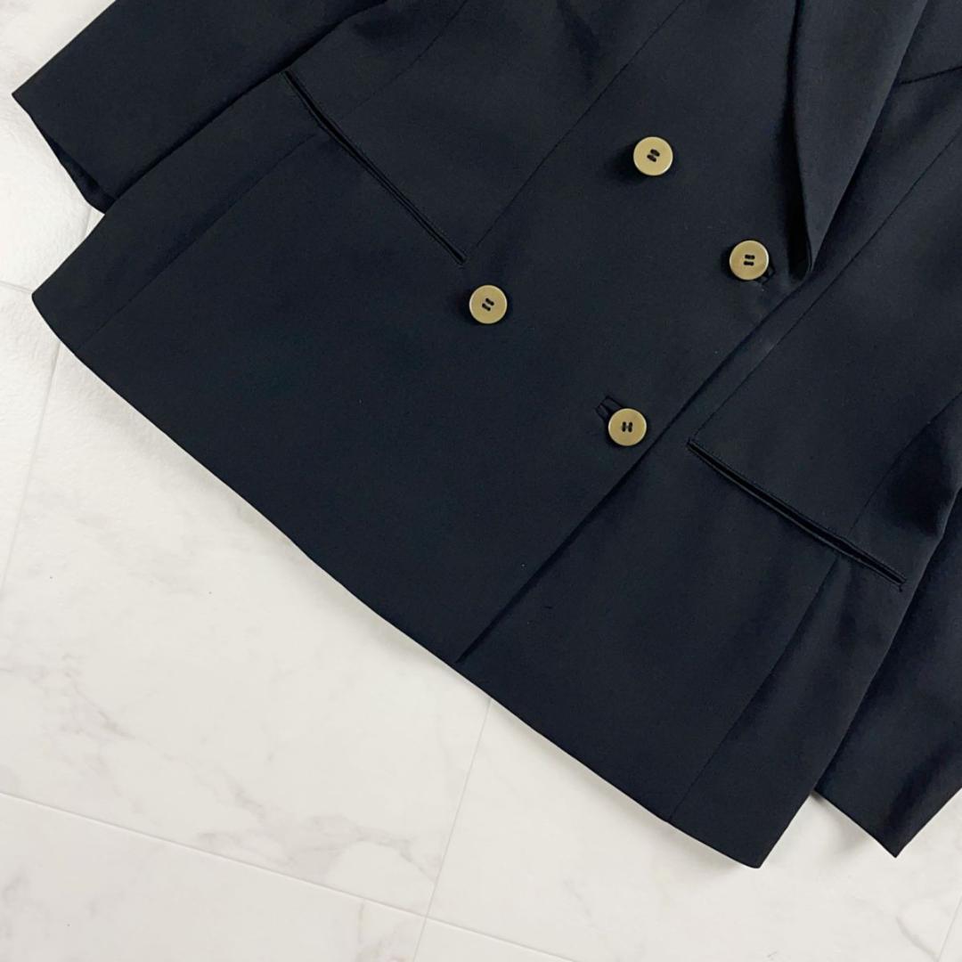 美品 GIORGIO ARMANI セットアップスーツ 黒 サイズ38*XC13
