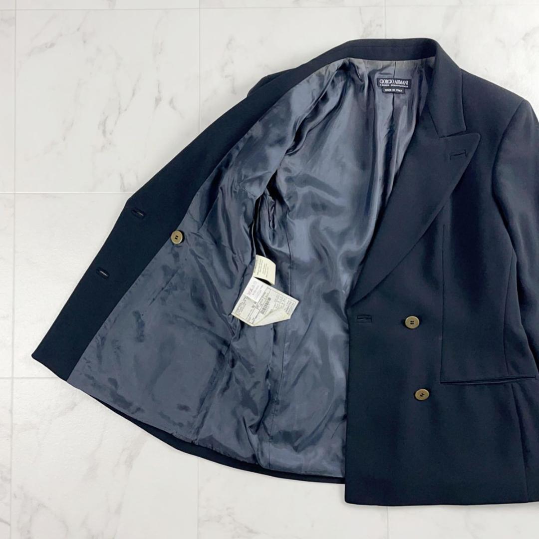 美品 GIORGIO ARMANI セットアップスーツ 黒 サイズ38*XC13