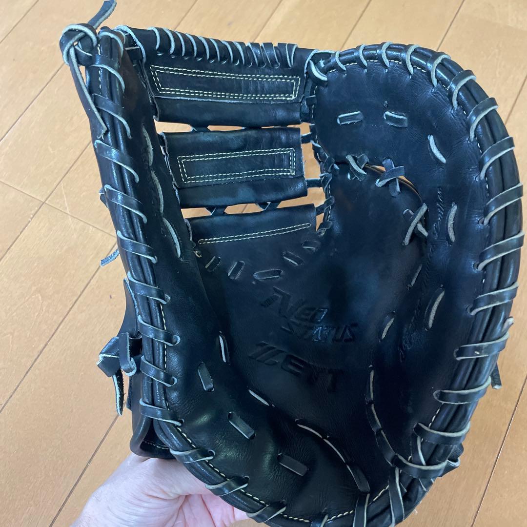 ZETT ファーストミット　グローブ　ブラック　少年軟式グローブ　右投げ用
