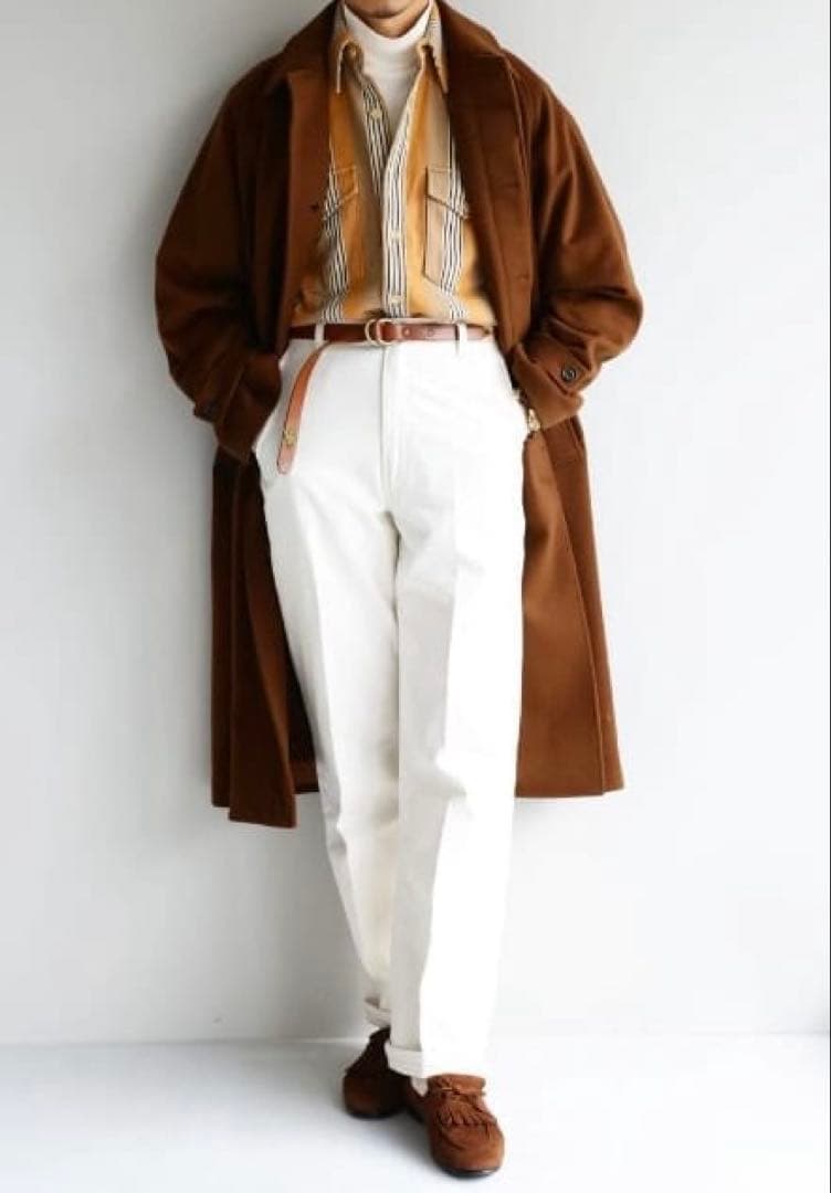 Sealup BEAMS F ステンカラーコート ネイビー