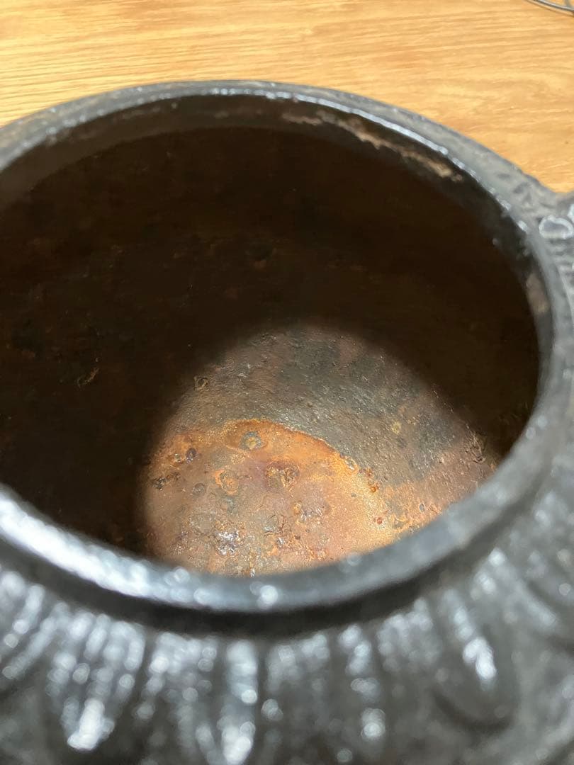 龍文堂★茶道具★茶釜★鉄瓶★風炉釜★アンティーク鉄器