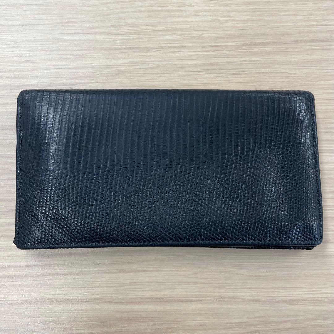 【最終値下げ】BVLGARI 長財布 リザードスキン