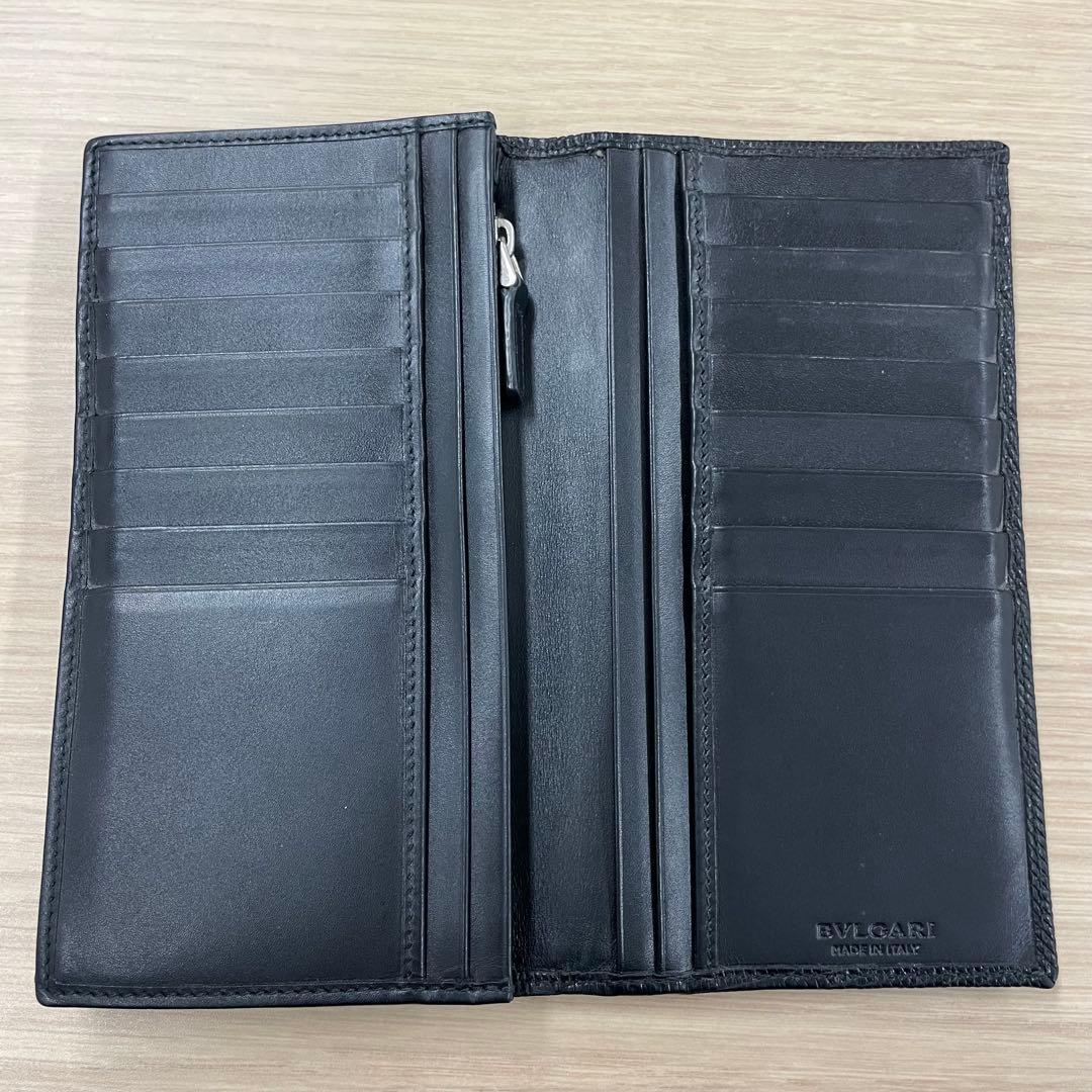 【最終値下げ】BVLGARI 長財布 リザードスキン