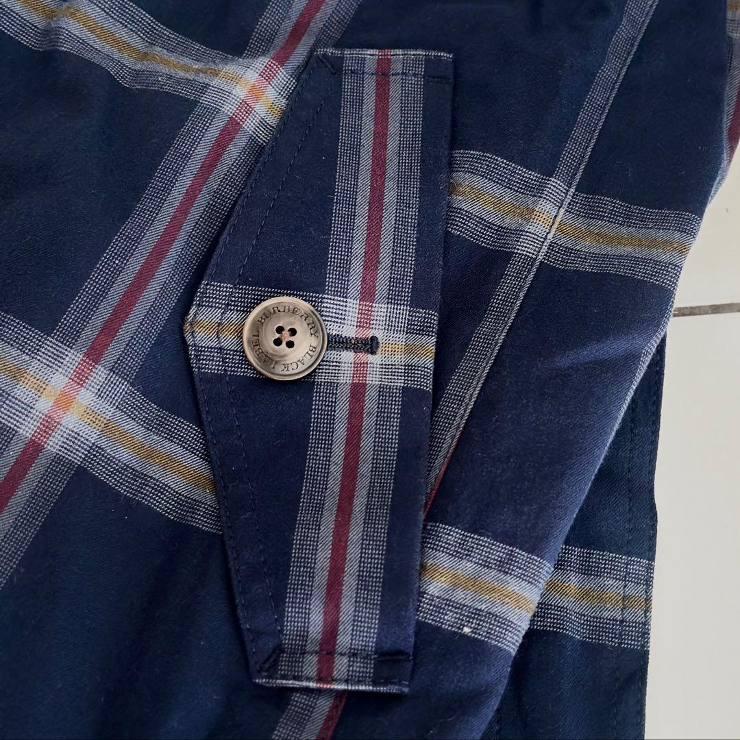 バーバリー BURBERRY BLACK LABEL Mサイズ チェック メンズ