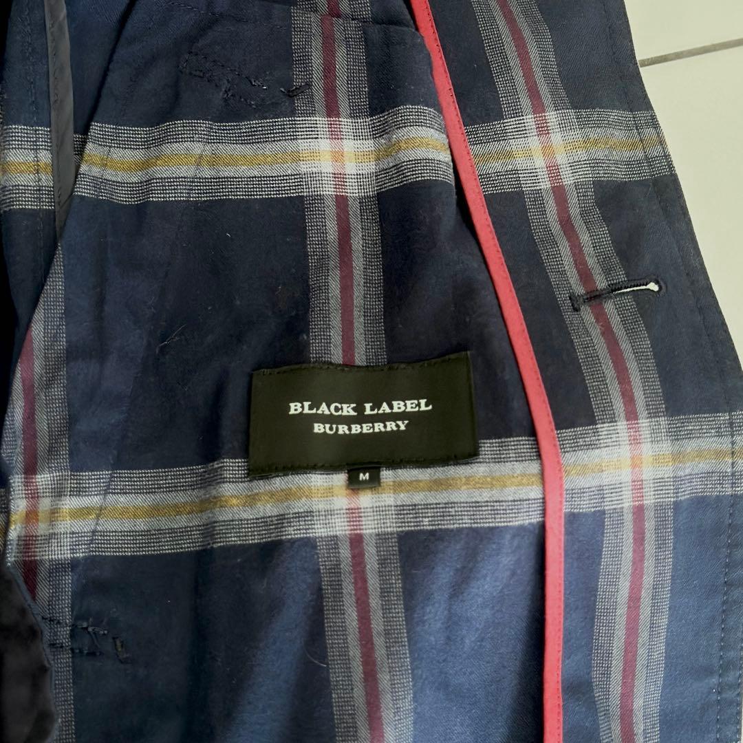 バーバリー BURBERRY BLACK LABEL Mサイズ チェック メンズ