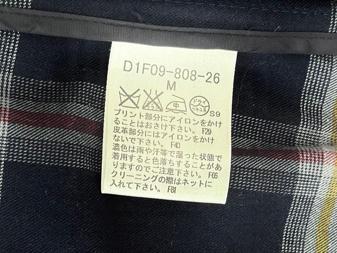 バーバリー BURBERRY BLACK LABEL Mサイズ チェック メンズ