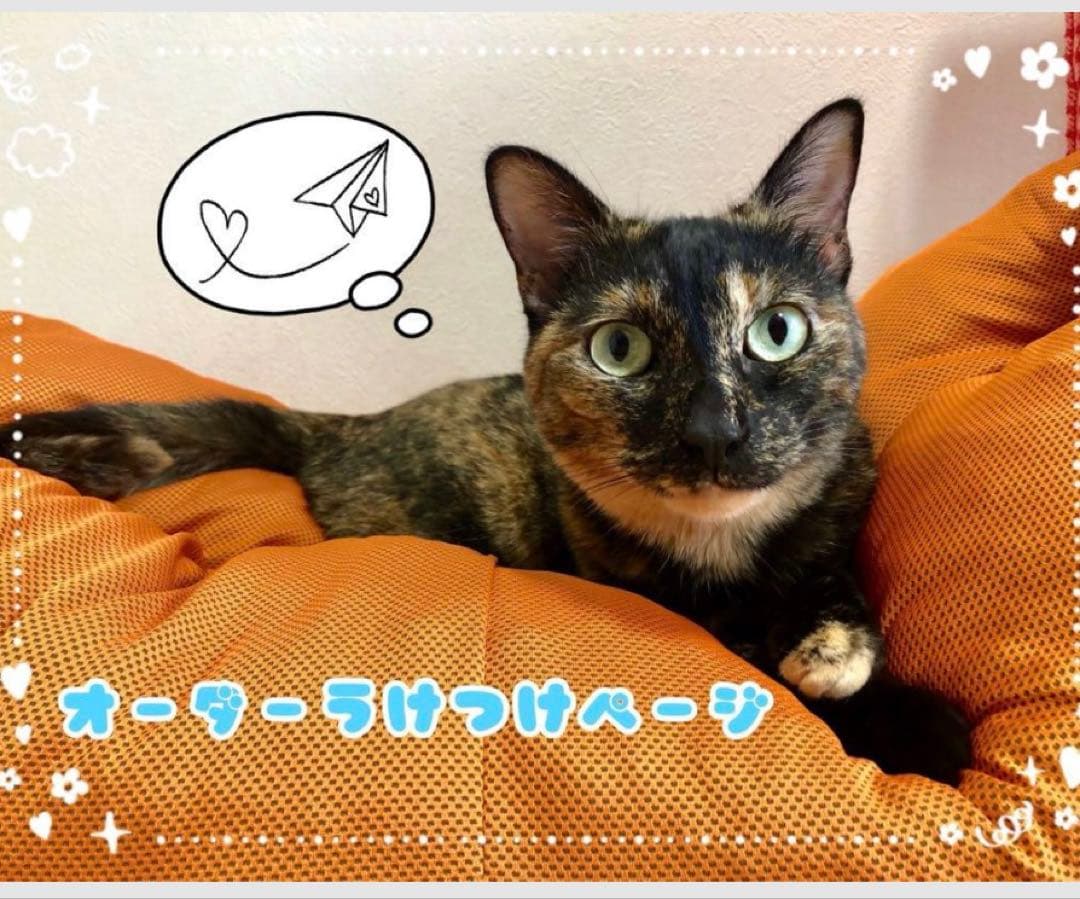羊毛フェルトふにゃんこのオーダーページ