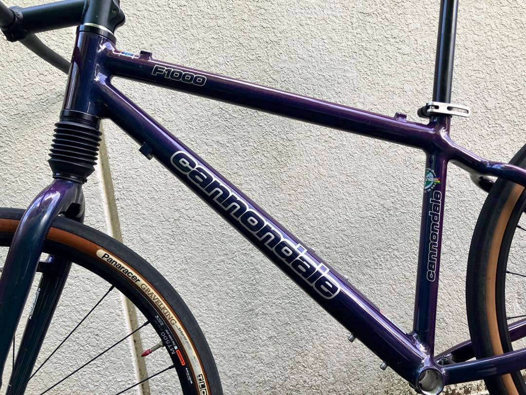 カメレオンカラー【cannondale】F1000フレーム＆ステム＆ハンドルバー