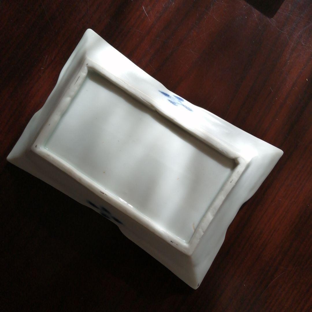 伊万里　色絵長角皿　10枚　15cm　明治～大正期