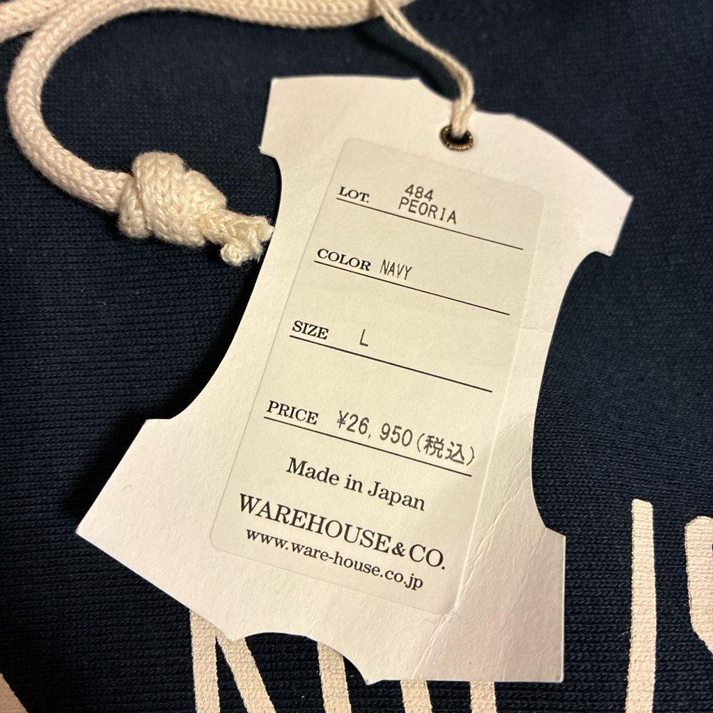 【新品】WAREHOUSE パーカー Lot 484 PEORIA