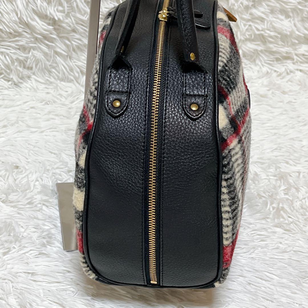 未使用級✨フェリージ 近年モデル wool blend handbag バッグ