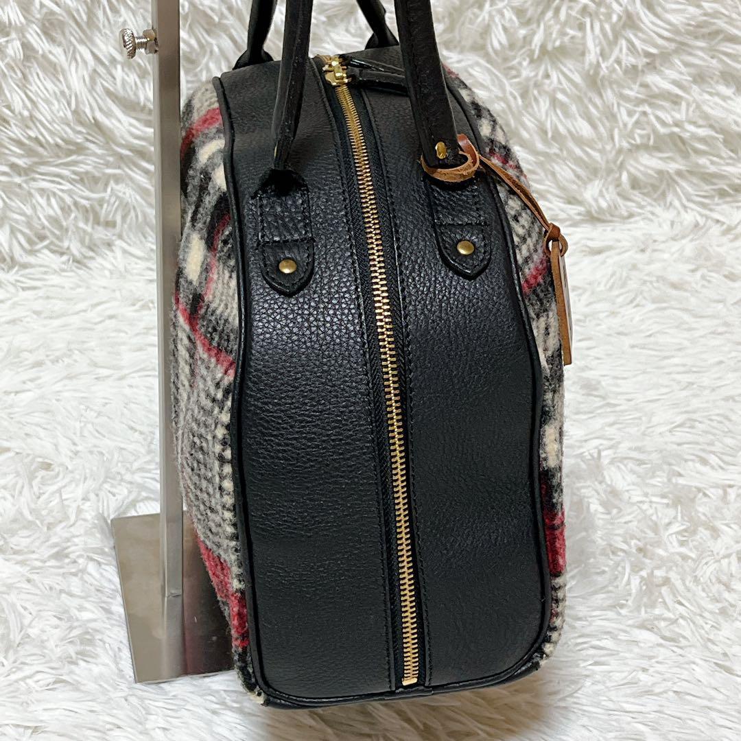 未使用級✨フェリージ 近年モデル wool blend handbag バッグ