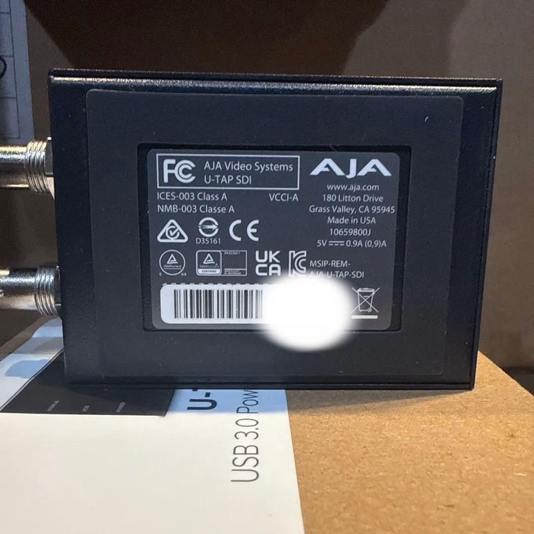 【最終値下げ】AJA U-TAP [SDI] USB 3.0キャプチャー