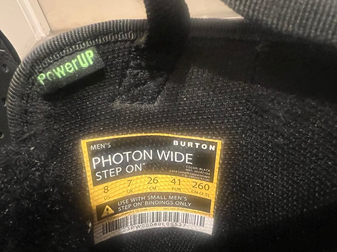 Burton step on photon Wide ステップオンフォトンワイド