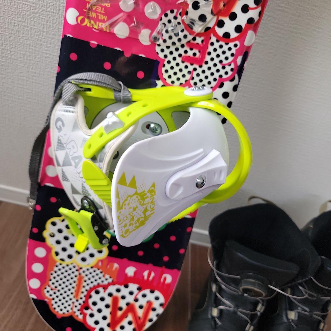 キッズ　 スノーボード板&ブーツセット　18.0-18.5　キッズ