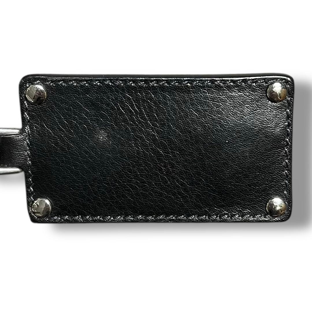 美品 PRADA プラダ チャーム 船 キーホルダー レザー Y2K ストラップ