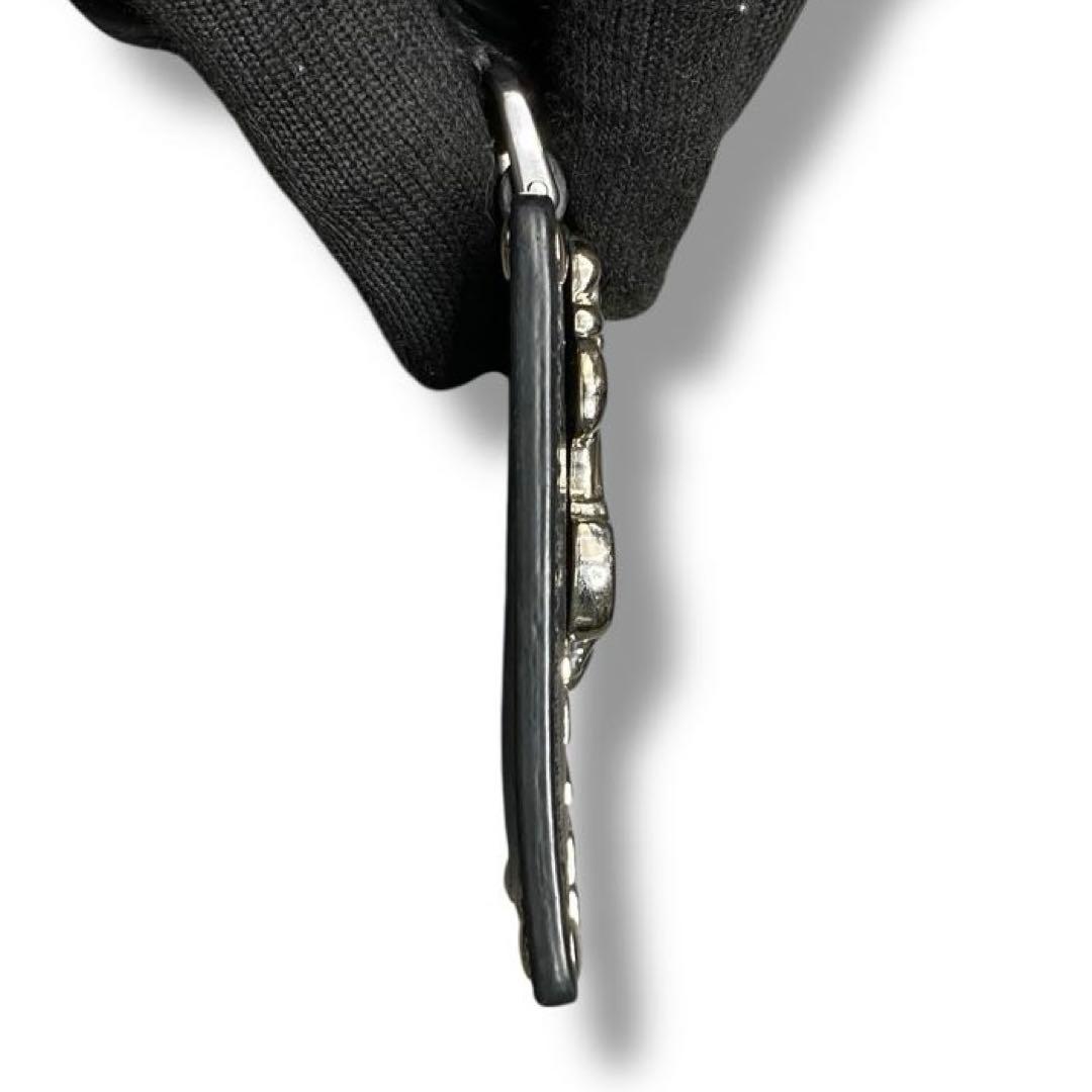 美品 PRADA プラダ チャーム 船 キーホルダー レザー Y2K ストラップ
