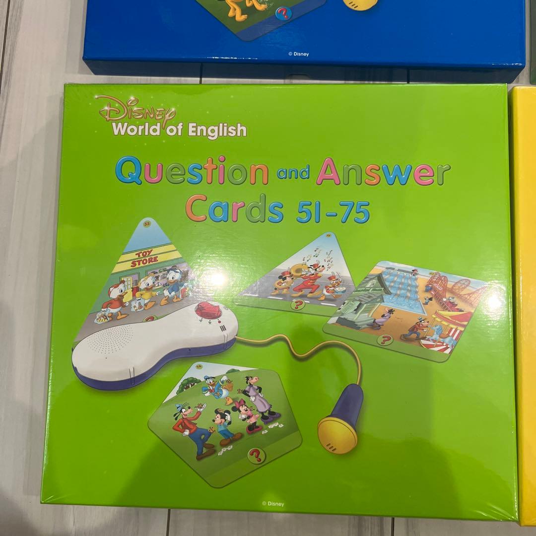 2020年購入　DWEクエスチョンアンドアンサー ディズニー 英語　Q&Aカード