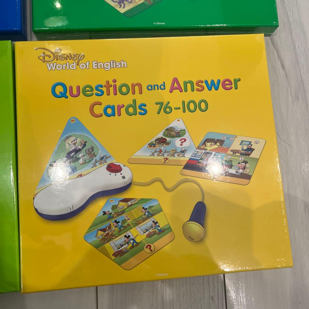 2020年購入　DWEクエスチョンアンドアンサー ディズニー 英語　Q&Aカード