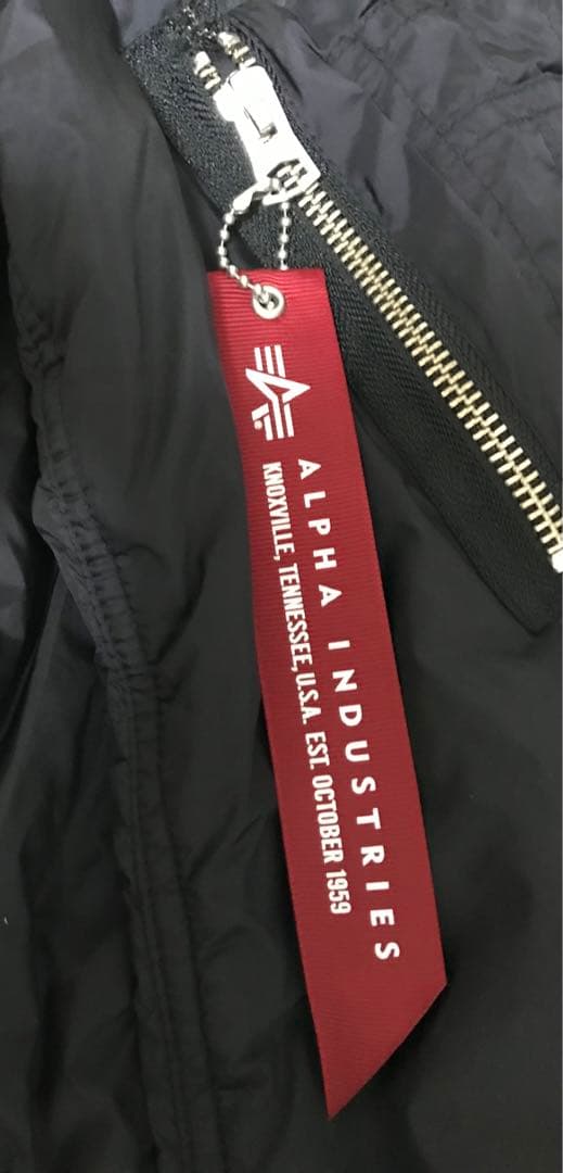 ALPHA MA-1 フライトジャケット ブラック アルファ