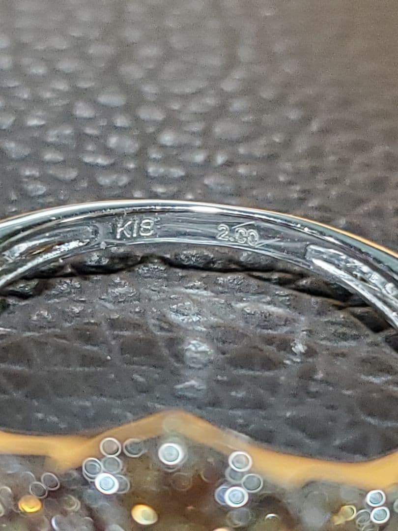 こ*読様 V字型K18WGエタニティリング2.0ct