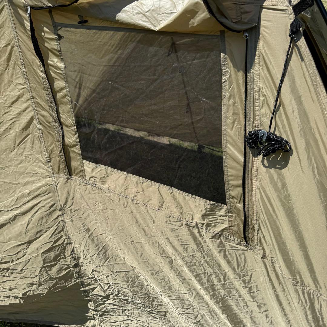 「骨組み破損」DODライダーズバイクインテント　 ワンタッチ 大きな前室