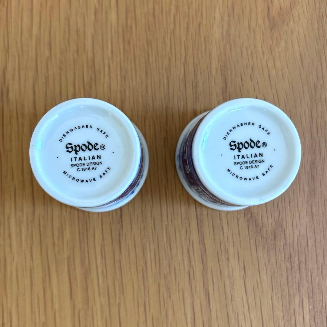 【美品】spode ブルーイタリアン　エッグカップ 6個セット