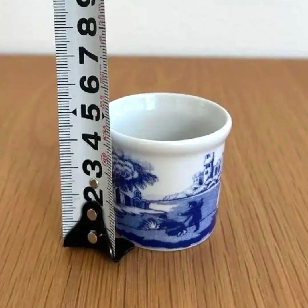 【美品】spode ブルーイタリアン　エッグカップ 6個セット