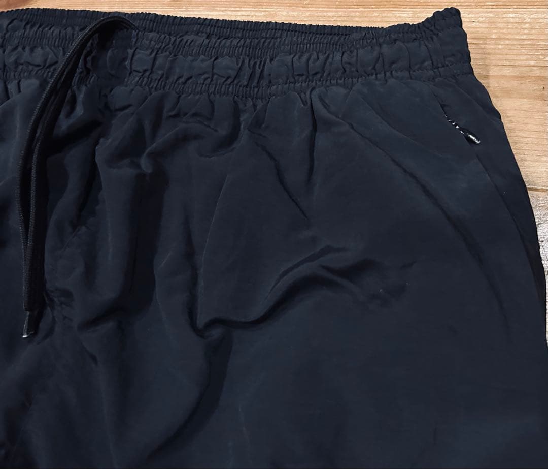 パンツ 古着 90s UMBRO アンブロ XL ナイロン 黒 フリース 美品