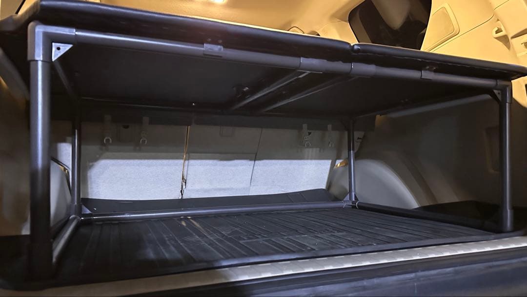 150プラド 5人乗り　トランク　棚　ラゲージラック　ラゲッジラック