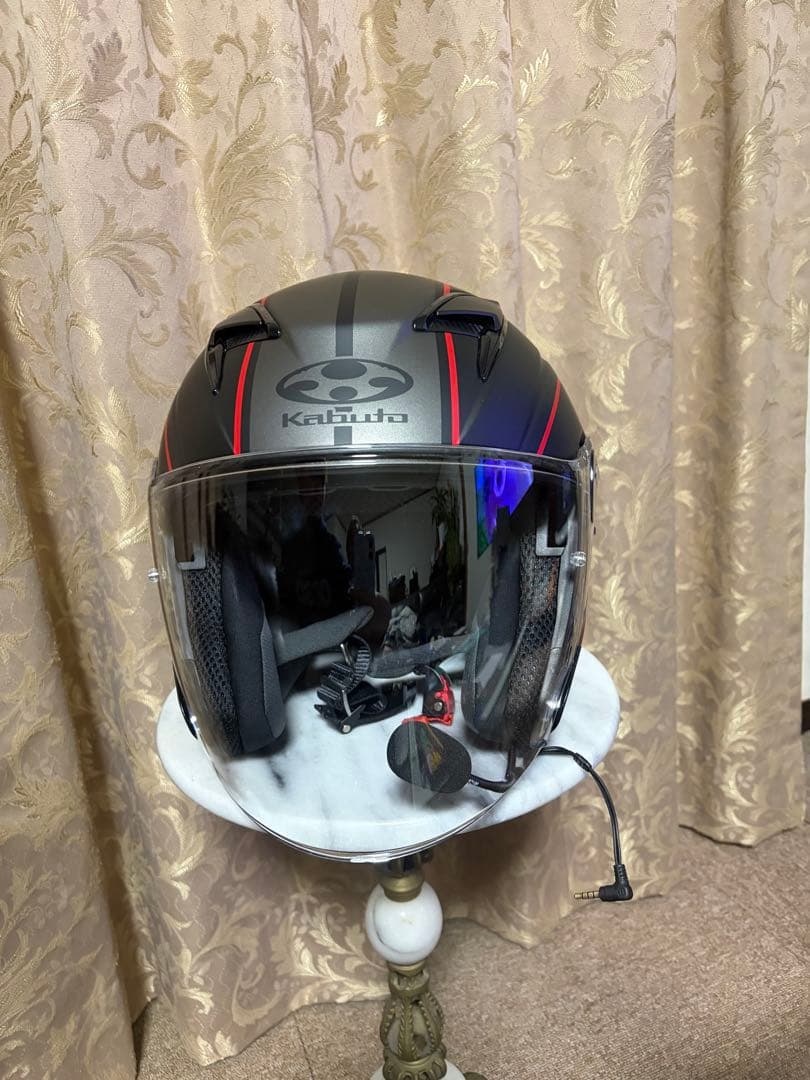 kabuto ヘルメット バイク マイク付き