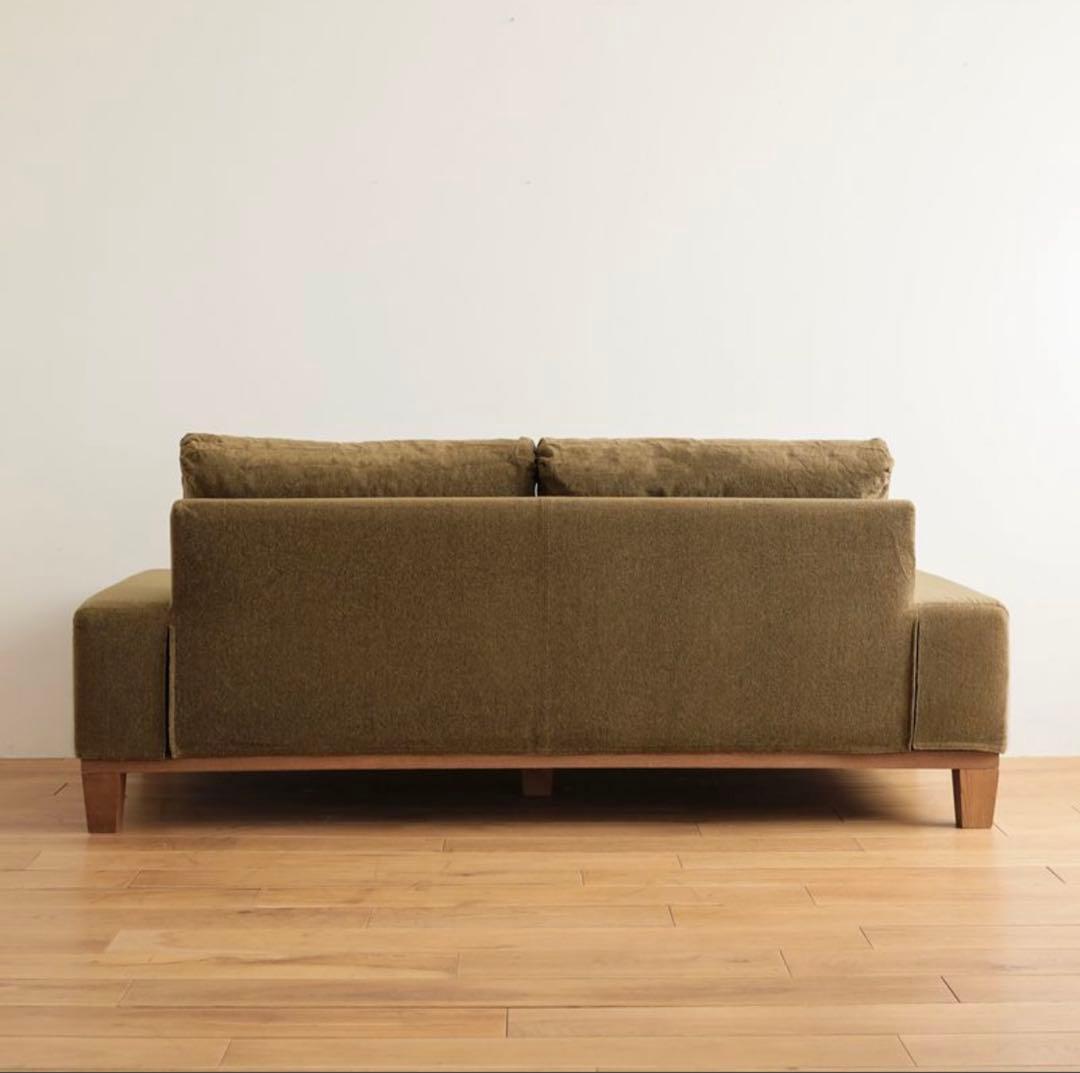 Re:CENO/リセノ　FOLK3人掛けソファー　替えのカバー付き