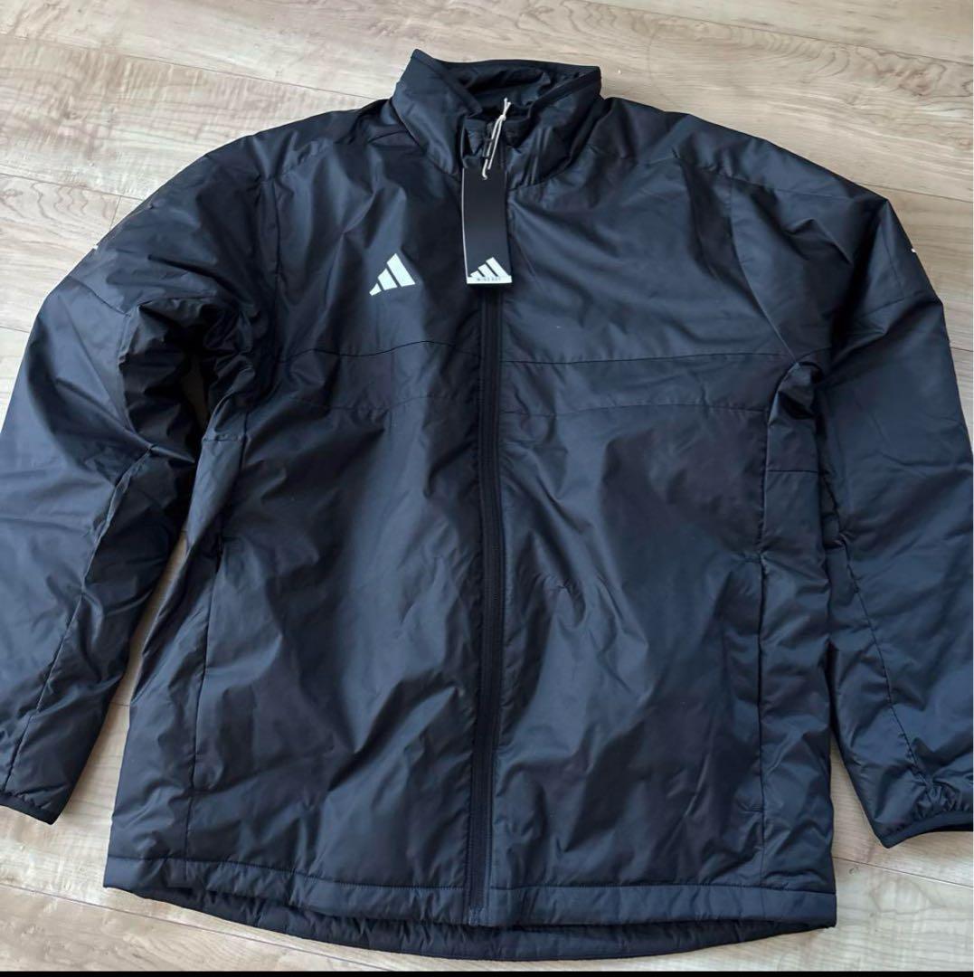 新品　アディダス　メンズ　中綿ウィンドブレーカー　上下セットアップ　黒　2XL