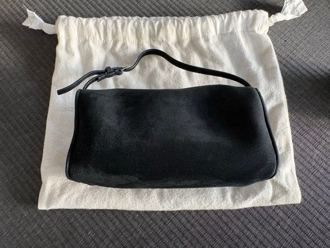 THE ROW 90's ヌバック製バッグ ダークネイビー