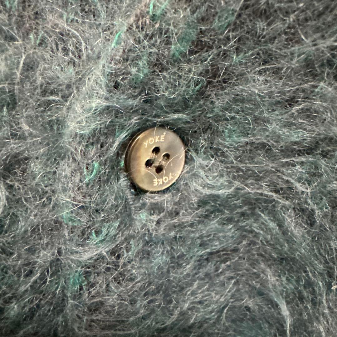 graphpaper yoke モヘアカーディガン