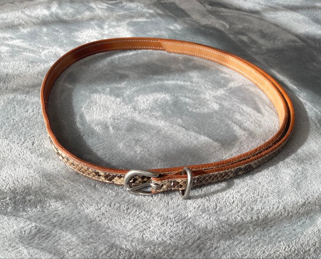 ❣️美品　Hender Scheme エンダースキーマ パイソン ベルト❣️