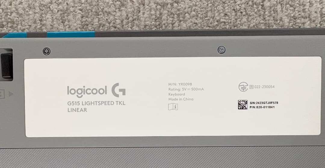 Logicool G ゲーミングキーボード G515 LIGHTSPEED