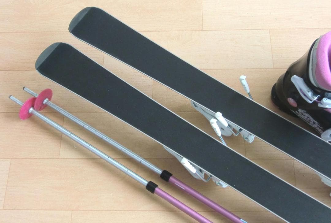 ■■送料無料■ELAN■子供用スキーフルセット■板120靴22■WAX済■■