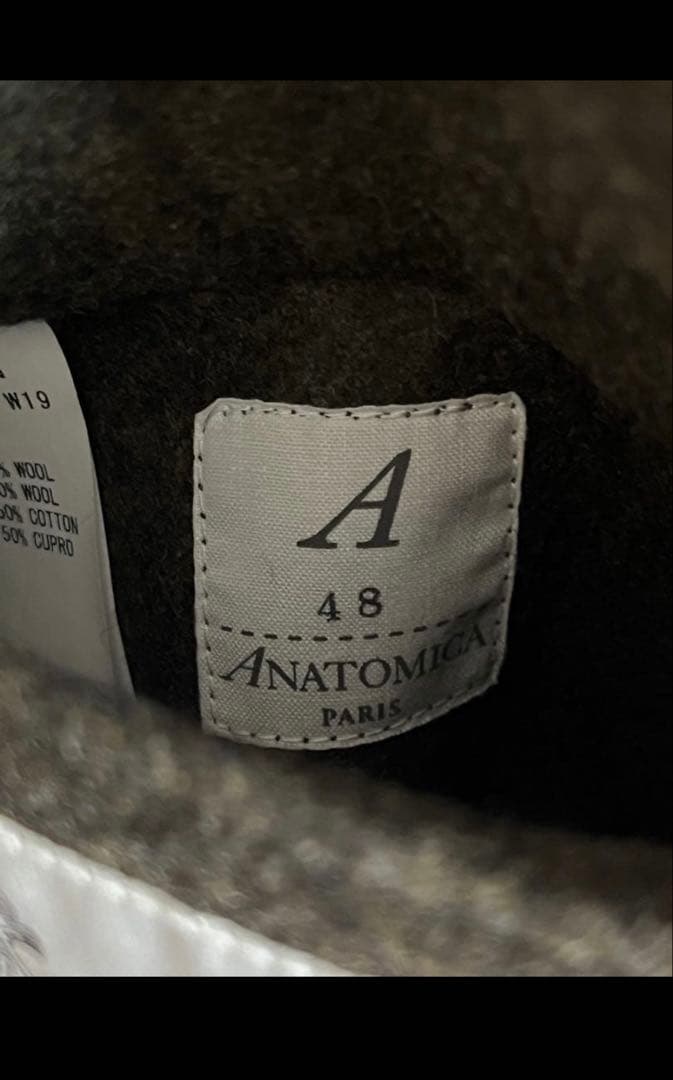 ANATOMICA シングルラグランコート