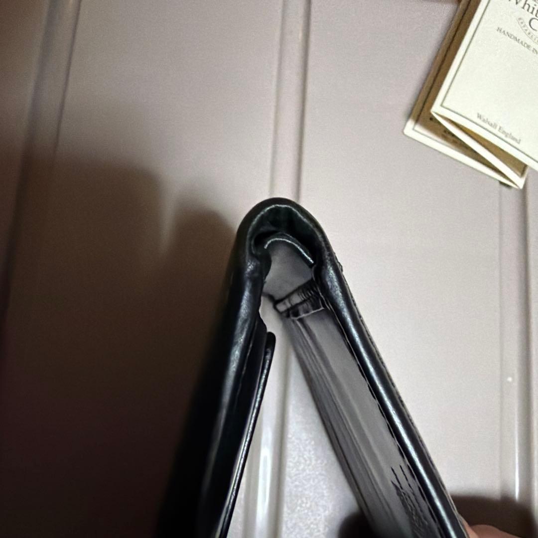 Whitehouse Cox 二つ折り財布 ブラック　s1058