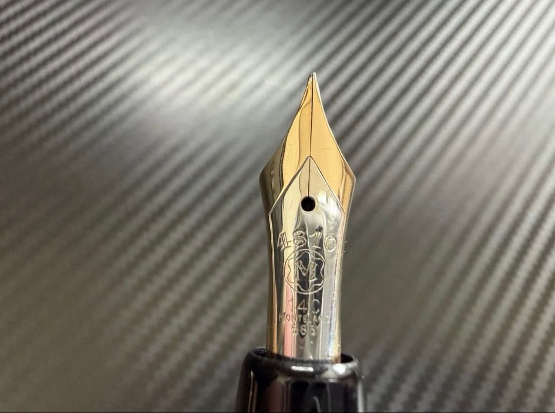 美品 モンブラン テレスコープ式 マスターピース 644 F 細字 万年筆