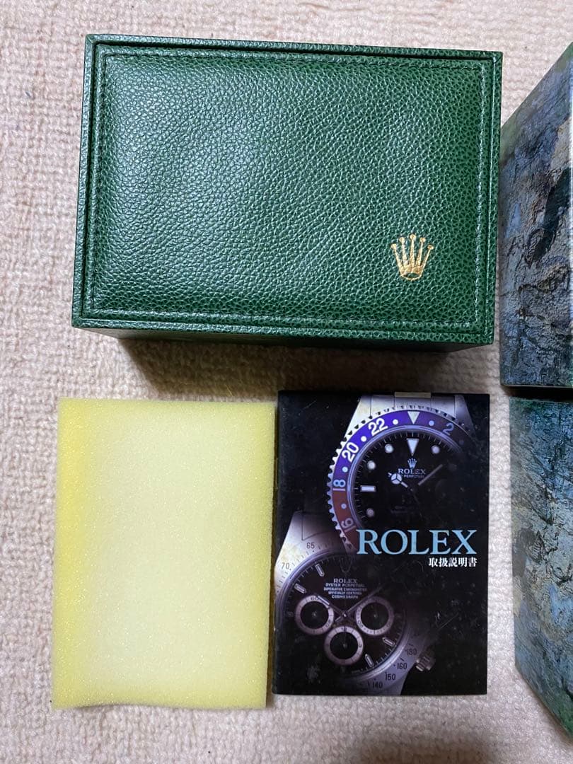 チ*認様 ★ ROLEX 時計用グリーンボックス ケース/ 空箱★