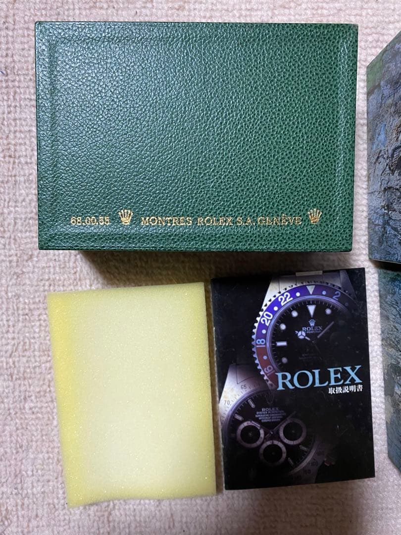チ*認様 ★ ROLEX 時計用グリーンボックス ケース/ 空箱★