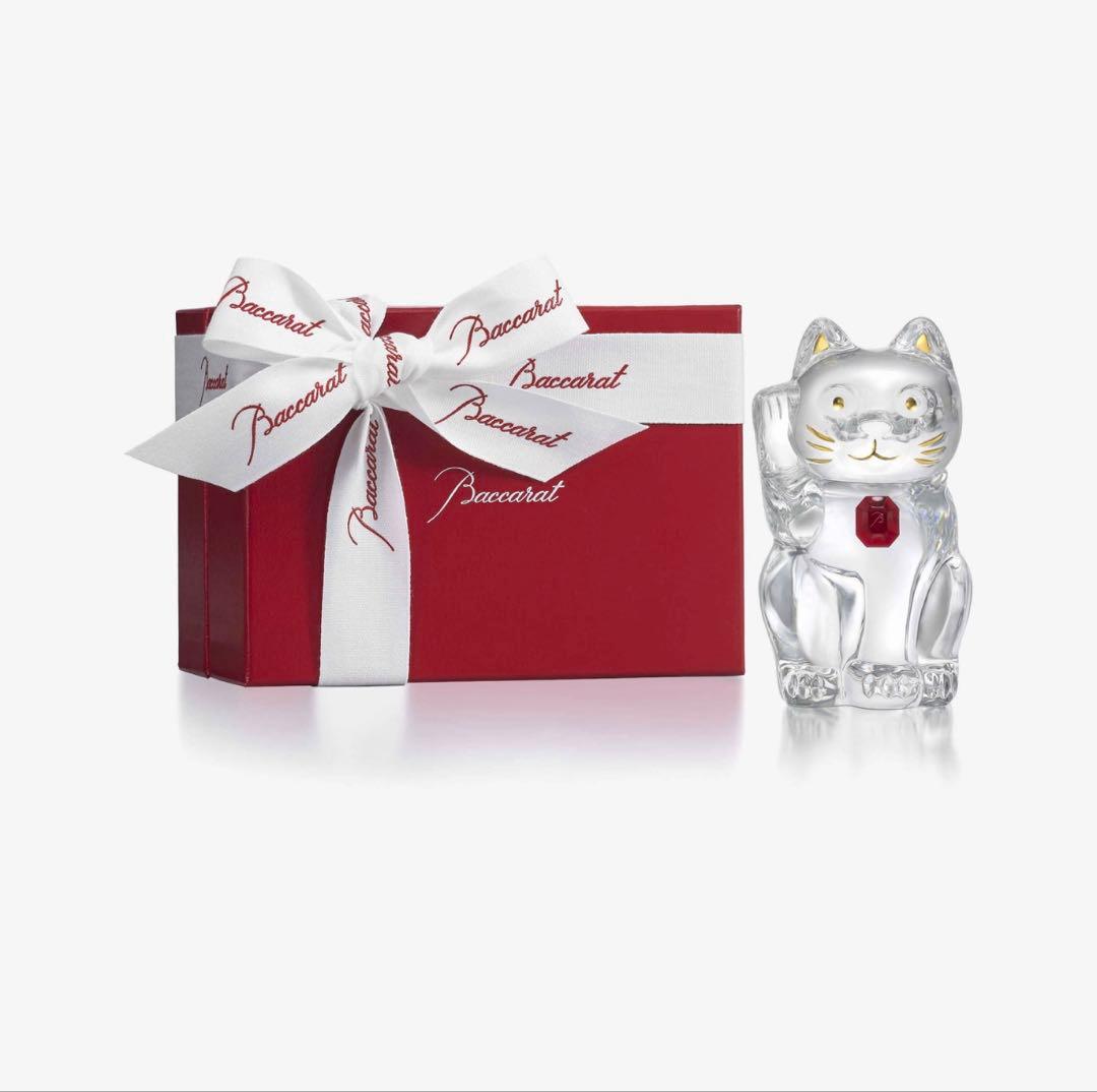 Baccarat 招き猫 レッドオクトゴン バカラ