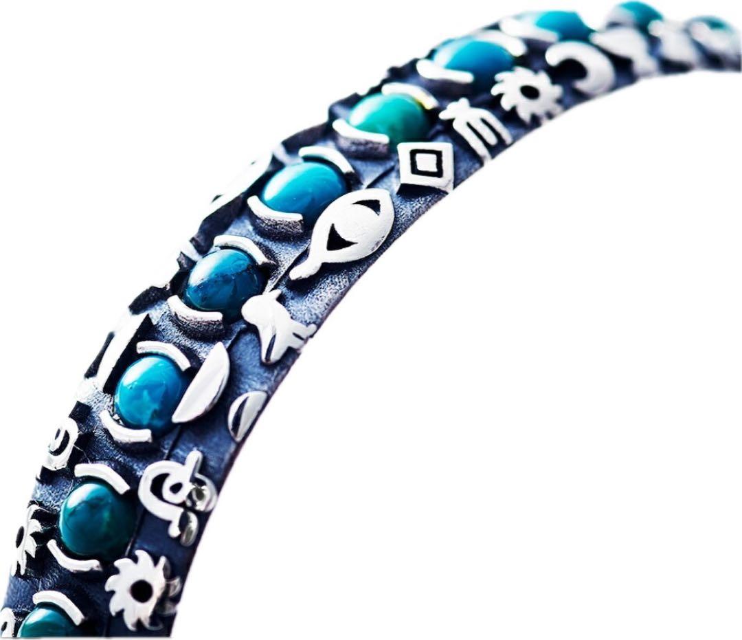 【超美品】crescent Luna ターコイズ バングル