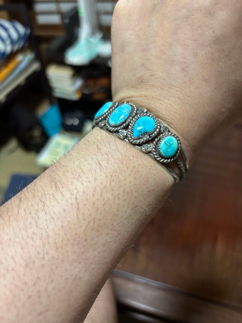 Navajo バングル　シルバー